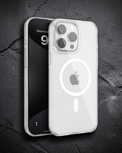 Joko Apple İphone 15 Pro Gleam Pc Sert Magsafe Kılıf - Şeffaf