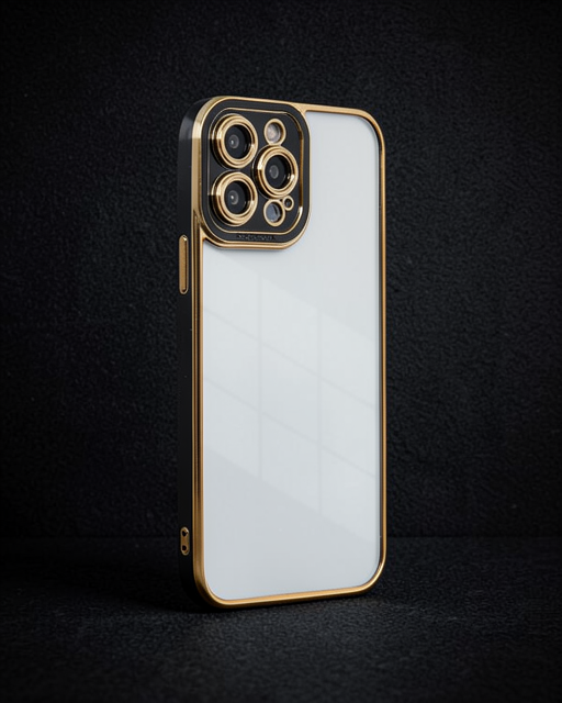 Apple İphone 13 Pro Max Kılıf Liva Lens Silikon - Siyah