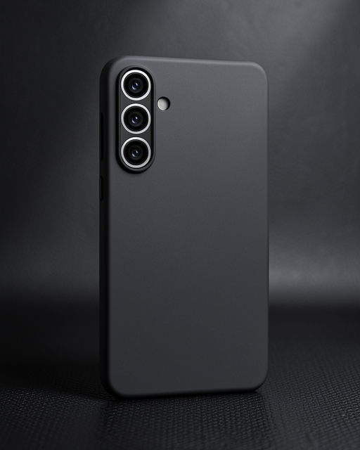 Samsung Galaxy A55 5g Kılıf First Silikon - Siyah