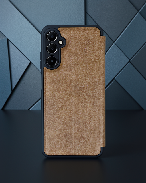 Samsung Galaxy A55 5g Kılıf Flip Cover - Taba