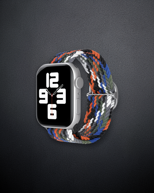 Apple Watch 42mm Kordon - Gri-turuncu