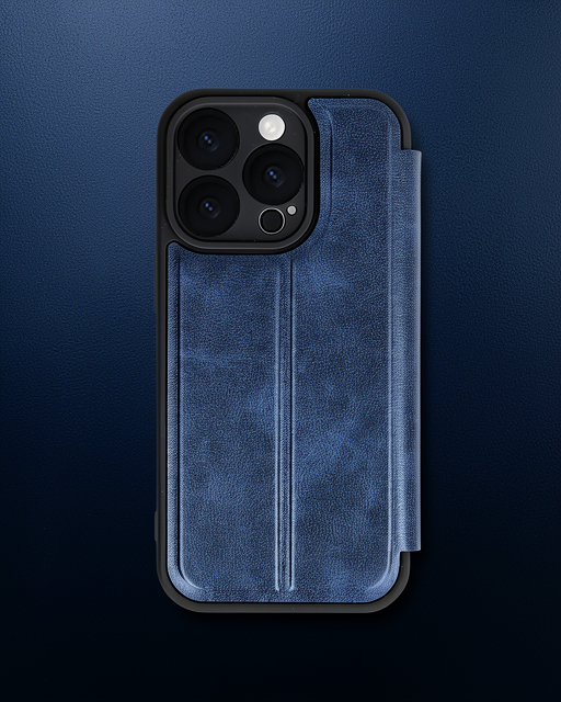 Apple İphone 16 Pro Kılıf Flip Cover - Lacivert