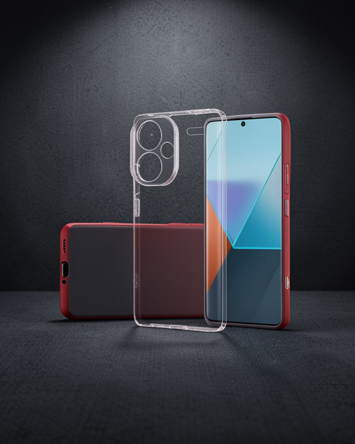 Xiaomi Redmi Note 13 Pro Plus Kılıf Lüx Şeffaf Silikon