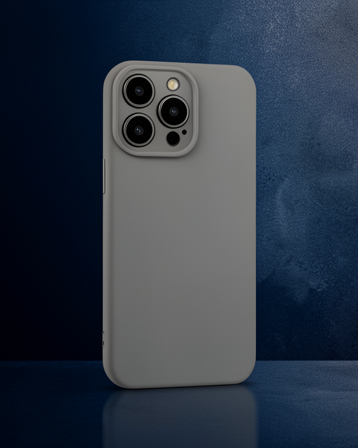 Apple İphone 15 Pro Max Kılıf Nano İçi Kadife Silikon - Beyaz Titanyum