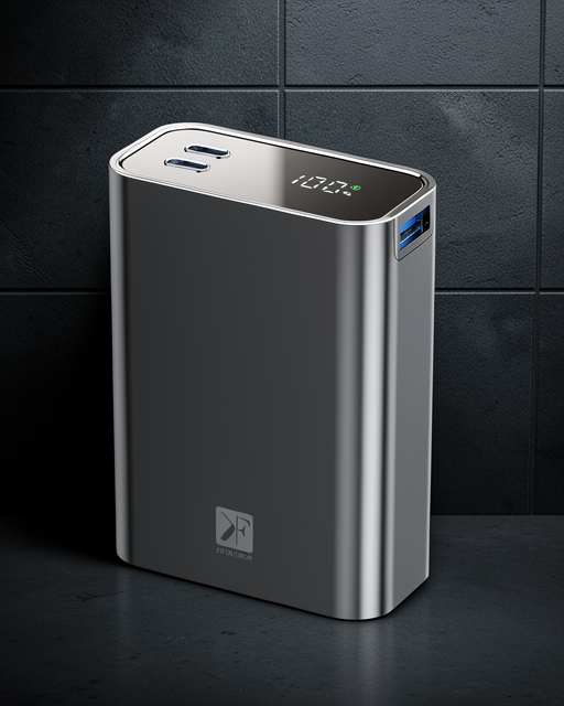 Pw501 20.000 Mah Dijital Göstergeli 2 Adet 45w Type-c Ve 22.5w Usb Çıkışlı Şarj Pd Hızlı Şarj Powerbank - Titanyum