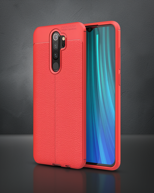 Xiaomi Redmi Note 8 Pro Kılıf Auto Focus Kapak - Kırmızı