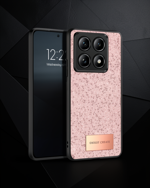 Onegif Xiaomi Mi 14t Pro Bright Simli Kapak - Pembe