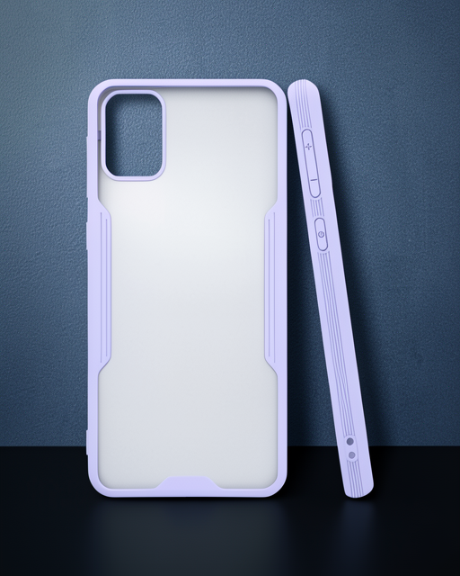 Samsung Galaxy M31 Kılıf Platin Silikon - Lila