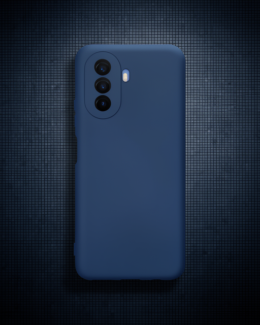 Huawei Nova Y70 Kılıf Nano İçi Kadife Silikon - Lacivert