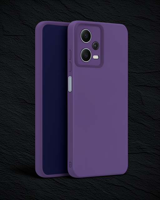 Xiaomi Redmi Note 12 Pro 5g Kılıf Nano İçi Kadife Silikon - Mor