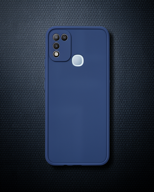 İnfinix Hot 10 Play Kılıf Montreal Silikon Kapak - Lacivert