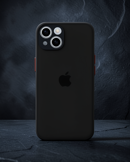 Apple İphone 14 Kılıf Montreal Silikon Kapak - Siyah