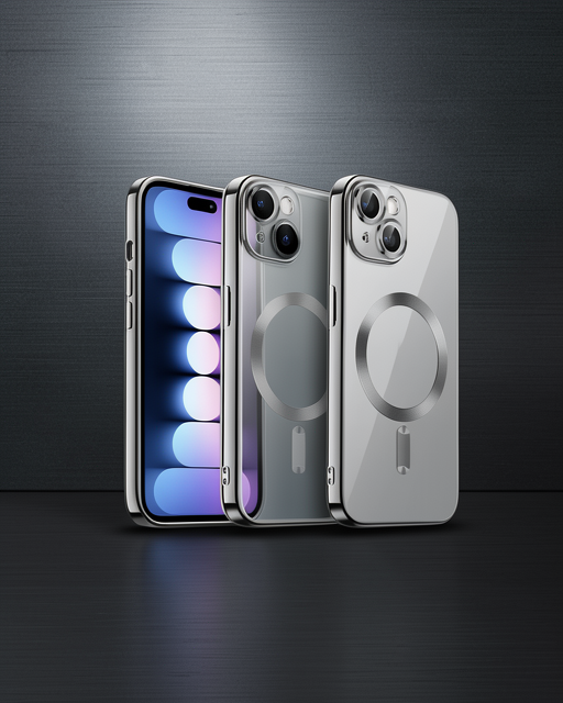 Apple İphone 15 Kılıf Kross Magneticsafe Kapak - Titan Gri