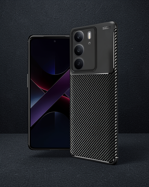 Realme C75 4g Auto Focus Karbon Kapak - Siyah