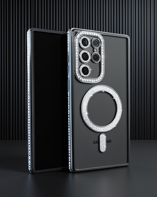 Samsung Galaxy S23 Ultra Joke Simli Magneticsafe Kılıf - Siyah