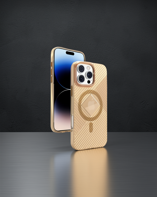 Joko Apple İphone 16 Pro Stella Pc Sert Magsafe Kılıf - Gold