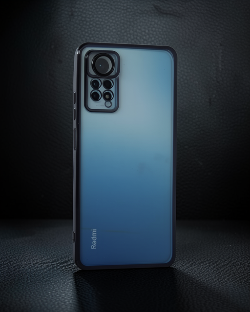 Xiaomi Redmi Note 11 Pro Kılıf Razer Lensli Silikon - Siyah