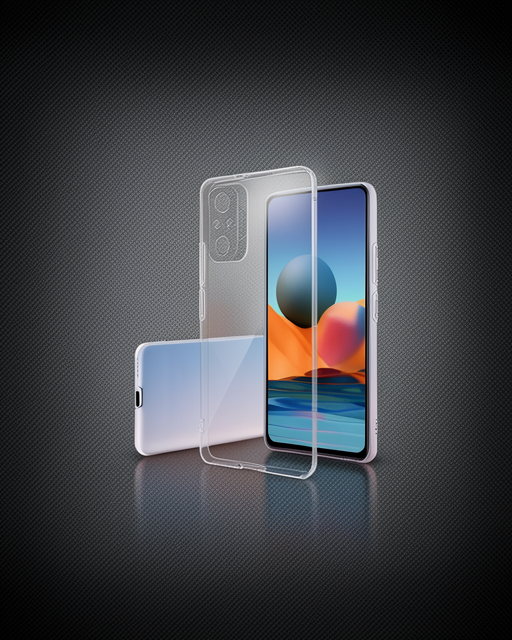 Xiaomi Redmi Note 10 Pro Kılıf Lüx Şeffaf Silikon