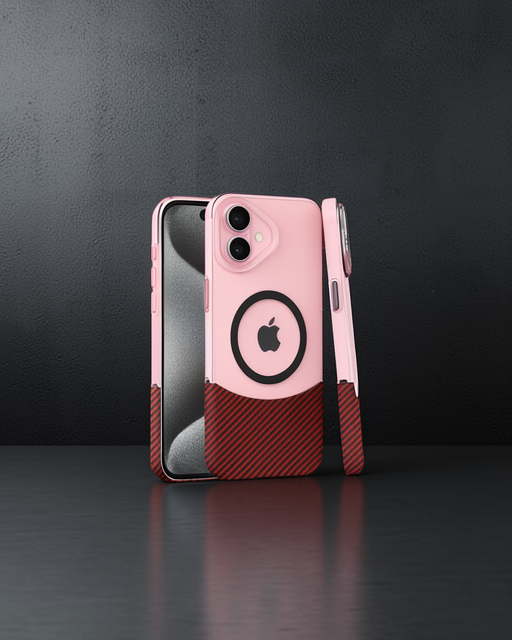 Joko Apple İphone 16 Carbon Puzzle Magsafe Kapak - Pembe