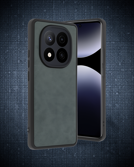 Xiaomi Redmi Note 14 Pro 4g Kılıf Aras Deri Kapak - Koyu Yeşil