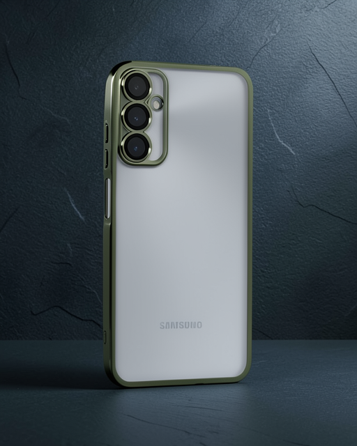 Samsung Galaxy A05s Kılıf Razer Lensli Silikon - Yeşil