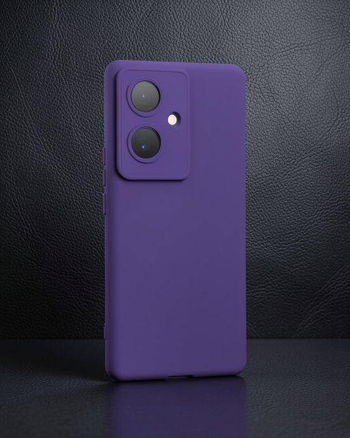 Vivo V29 Lite Kılıf Nano İçi Kadife Silikon - Mor