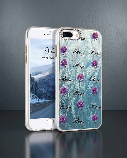 Apple İphone 7 Plus Kılıf Blade Aynalı Desenli Kapak - Desen 9
