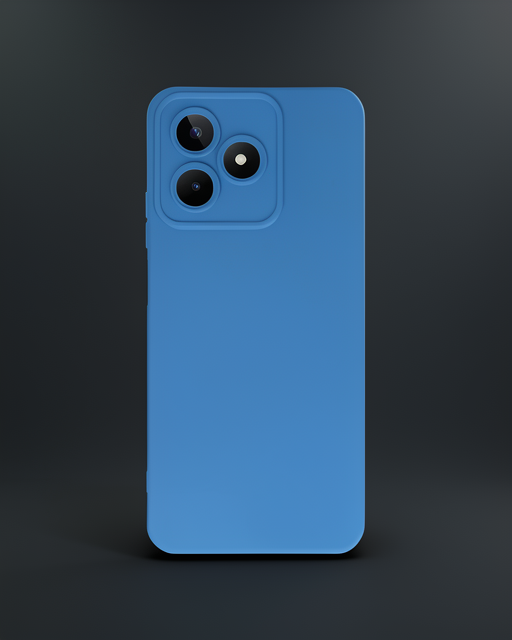 Realme C53 Kılıf Nano İçi Kadife Silikon - Mavi