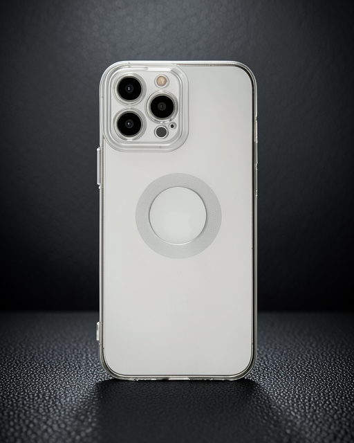 Apple İphone 14 Pro Max Kılıf Santa Lens Silikon - Şeffaf