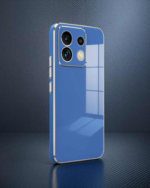 Xiaomi Poco M6 Pro 4g Kılıf Volet Silikon - Mavi