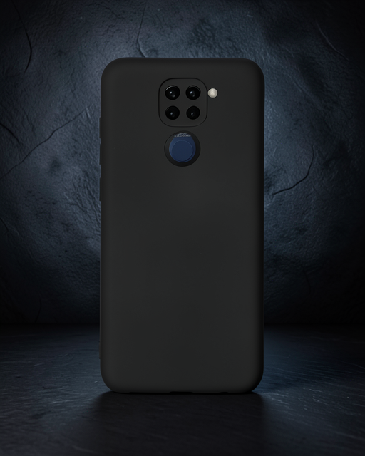 Xiaomi Redmi Note 9 Kılıf Nano İçi Kadife Silikon - Siyah
