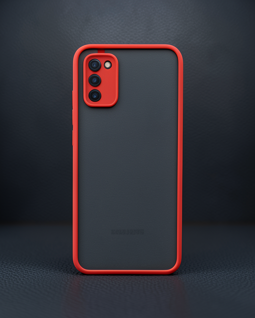 Samsung Galaxy A03s Kılıf Montreal Silikon Kapak - Kırmızı