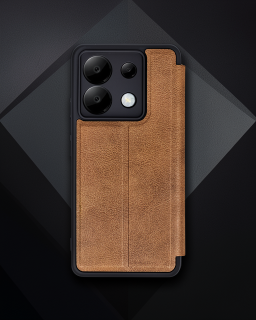 Xiaomi Redmi Note 13 Pro 5g Kılıf Flip Cover - Taba