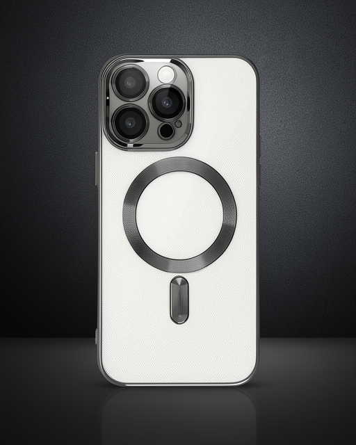 Apple İphone 15 Pro Max Kılıf Kross Magneticsafe Kapak - Titan Gri