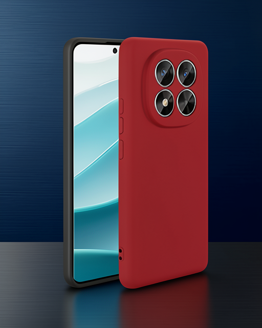 Xiaomi Redmi Note 14 Pro 4g Kılıf First Silikon - Koyu Yeşil