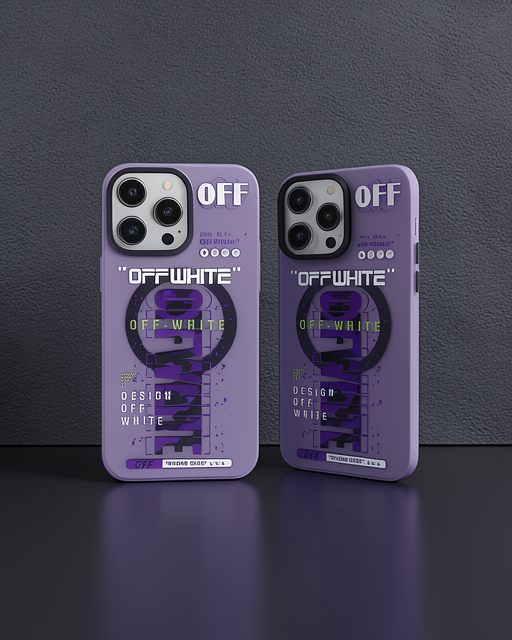 Apple İphone 14 Pro Kılıf Apollo Magneticsafe Desenli Kapak - Apollo Mor - 3