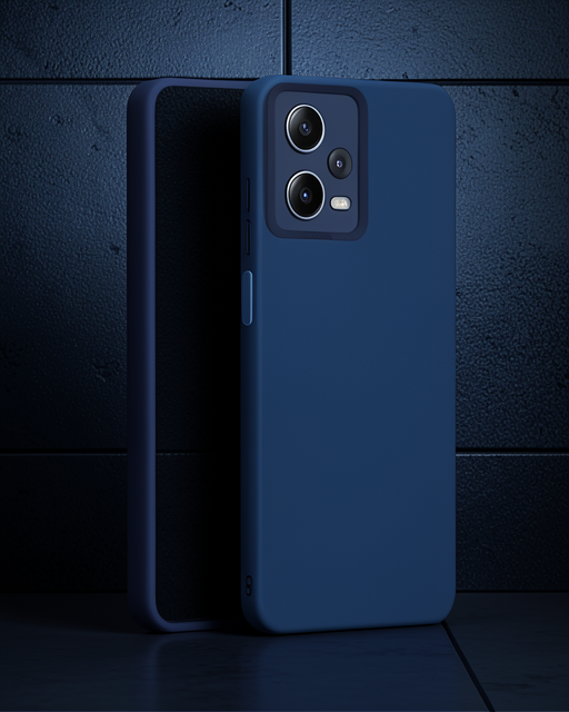 Xiaomi Redmi Note 12 Pro 5g Kılıf Nano İçi Kadife Silikon - Lacivert