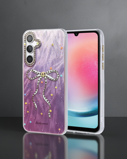 Samsung Galaxy A24 4g Kılıf Blade Aynalı Desenli Kapak - Desen 1