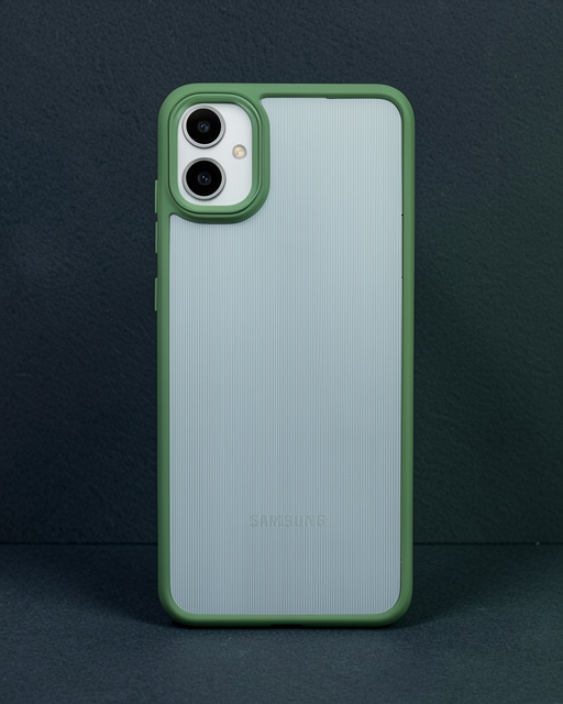 Samsung Galaxy A05 Kılıf Power Silikon - Koyu Yeşil