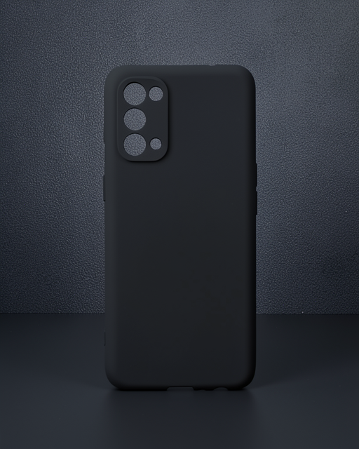 Oppo Reno 5 Pro Kılıf First Silikon - Siyah