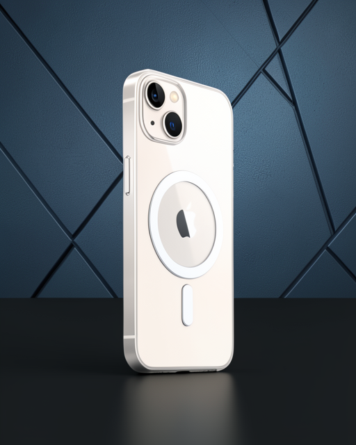 Apple İphone 14 Kılıf Magneticsafe Şeffaf Silikon - Şeffaf