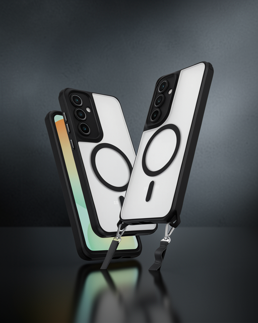 Samsung Galaxy S24 Fe Kılıf Enka Magsafe Silikon Kılıf - Siyah