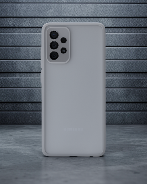 Samsung Galaxy A72 Kılıf Montreal Silikon Kapak - Gri