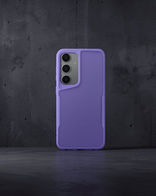 Samsung Galaxy A24 4g Kılıf Boyi Silikon Kapak - Derin Mor