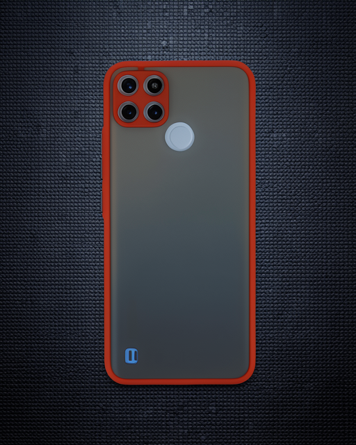 Realme C21y Kılıf Montreal Silikon Kapak - Kırmızı