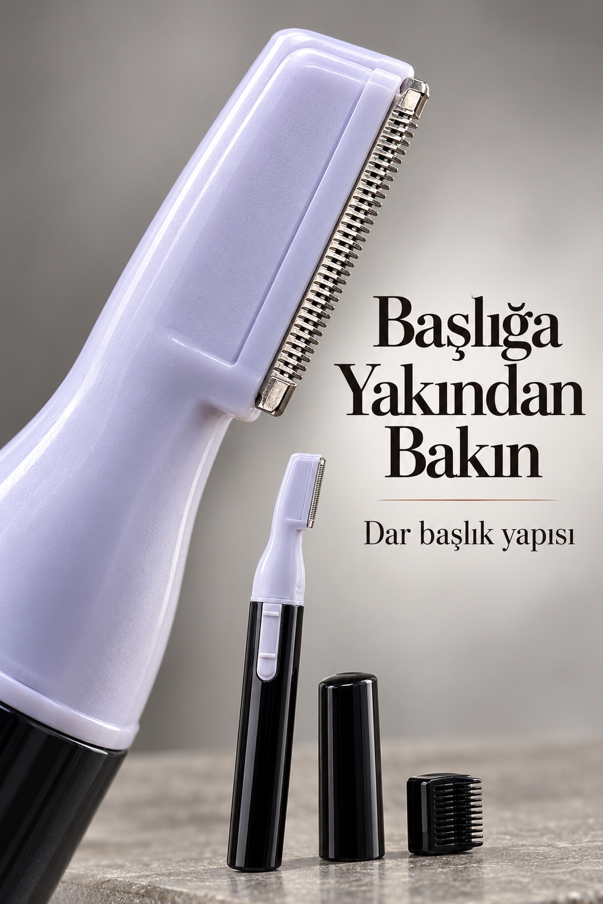 Kaş ve Bıyık Şekillendirici İnce Başlıklı Sakal Düzeltici