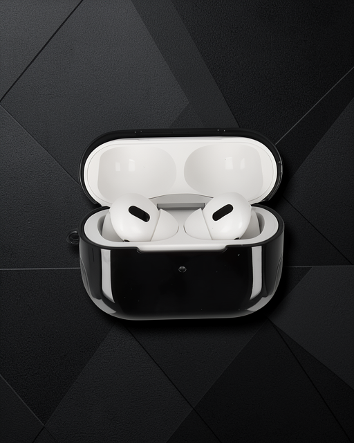 Apple Airpods Pro (1.nesil) 3in1 Kılıf - Siyah