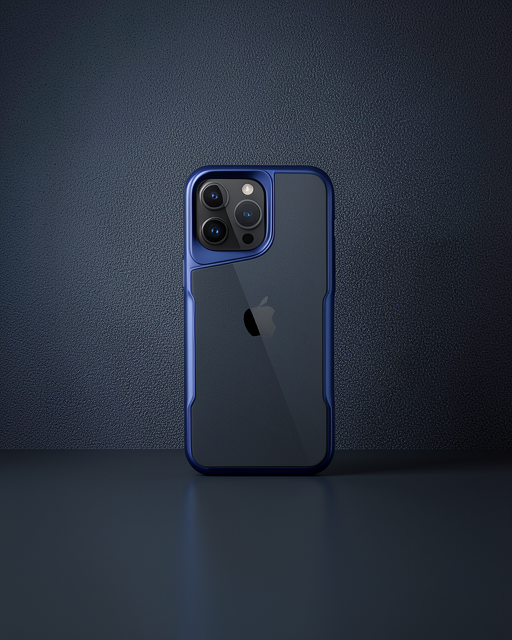 Apple İphone 16 Pro Max Kılıf Boyi Silikon Kapak - Lacivert