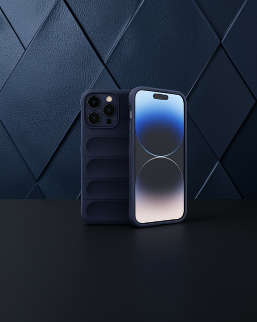 Apple İphone 16 Pro Kılıf Optimum Silikon - Lacivert