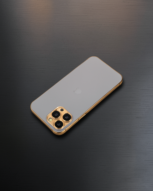 Apple İphone 12 Pro Max Metal Kamera Lens Koruma Cam - Gold